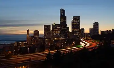 Die Skyline von Seattle
