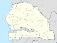 Lagekarte von Senegal