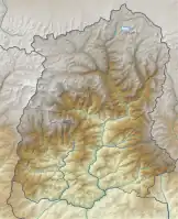 Lagekarte des indischen Bundesstaates Sikkim