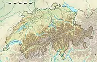 Lagekarte der Schweiz