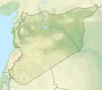 Lagekarte von Syrien