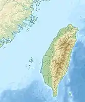 Lagekarte von Taiwan
