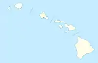 Lagekarte von Hawaii in den USA