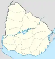 Lagekarte von Uruguay