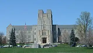 Burruss Hall, Sitz der Verwaltung