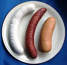 St. Galler Bratwurst, St. Galler Schüblig und Cervelat