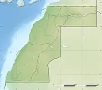 Lagekarte der Westsahara