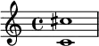 <c'cis''>1