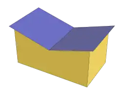 Schmetterlingsdach