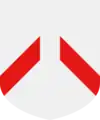 The 1850 Freemasons' Quarterly Magazine has a chevron like this labelled "fracted or removed of one joint".